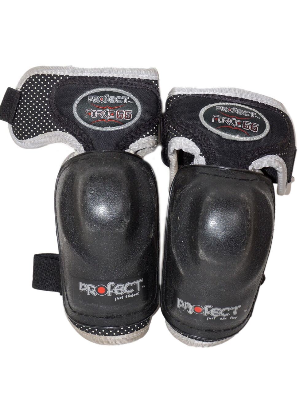 Vintage Profect Force 66 Elbow Pads Ice or Inline Hockey - Unisex Kids Large